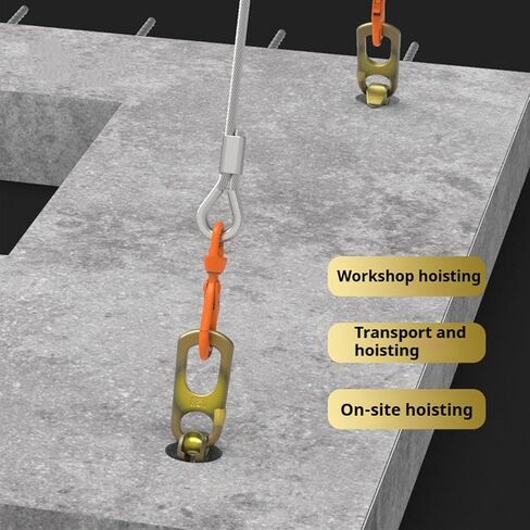 Lifting Clutch for Precast Concrete - Alloy Ring Plate System (1T-1.3T-1.5T-2.5T-5T) - Embedded Lifting Accessories (3T-5T) in Kuwait