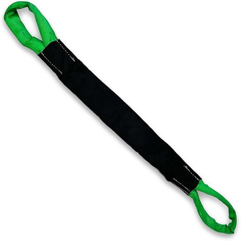 Tuffy Purple 3 ft Eye & Eye Flexi-Grip Round Sling, 2,600 lb. Vertical Capacity, Heavy Duty Lifting Sling, USA Made in Saudi Arabia