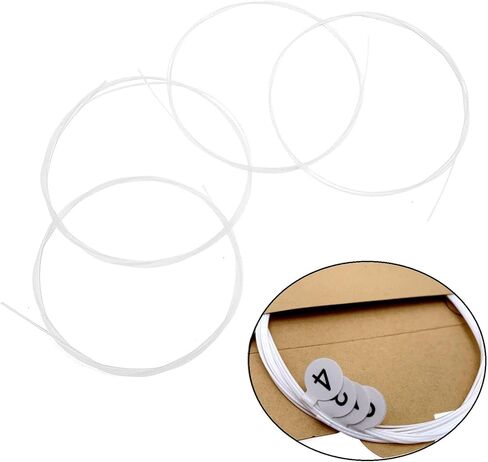 4pcs توليف الأوتاد القيثرية وسلاسل نايلون القيثارة ، رؤساء آلة دبوس المعادن موالفات لسلاسل القيثارة قطع غيار ضبط الدقة (أسود) in Saudi Arabia