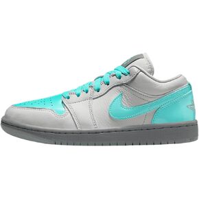 Jordan Air 1 Low SE Women's Shoes (HQ3599-025 ، فوتون غبار/دخان رمادي/جليدي أزرق/أورورا أخضر) الحجم 8 in Kuwait