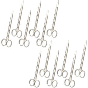 OdontoMed2011 Set of 12 Pieces Goldman Fox Scissor 6" (15.25 Cm) Straight Stainless Steel Dental Instruments Scissors in Saudi Arabia