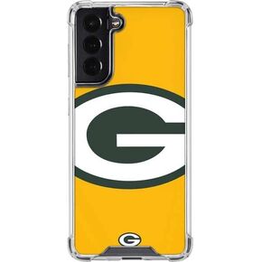 Skinit Clear Phone Case Compatible with Galaxy S22 - Officially Licensed NFL Green Bay Packers Large Logo Design in Saudi Arabia