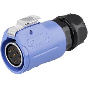 LP-20 aviation socket 7-pin four-hole flange reverse mount with fence female male connector(Flange reverse installation) in Kuwait