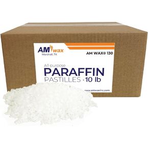 AM Wax 25 lb Fully Refined Paraffin Wax Pastilles, Paraffin Wax Candle Making Kit, Paraffin Wax Beads, Making, Canning, Waterproofing, Metal Preservation, and a Variety of Other Applications in Saudi Arabia