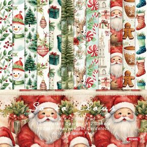 Scrapbook Paper Pad, Vintage Flowers Pattern Cardstock Spring Background Paper Scrapbooking 6 Inch 24 Sheets Single-sided Decoupage for DIY Album Making Craft Supplies Decoration (Pattern 1) in Saudi Arabia