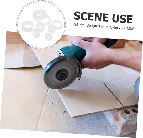Amosfun 2sets Bench Wheel Adapters Reducing Bushings for Grinding Wheels Fit for Bench Grinders Easy Installation Efficient Performance in Saudi Arabia