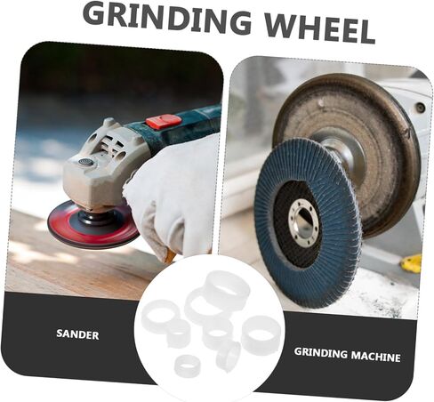 Amosfun 2sets Bench Wheel Adapters Reducing Bushings for Grinding Wheels Fit for Bench Grinders Easy Installation Efficient Performance in Saudi Arabia