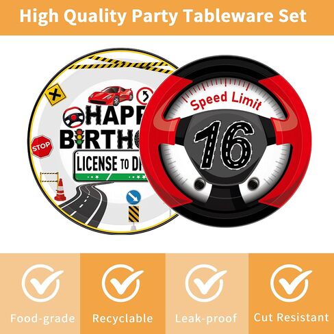 96 Pcs Funny Goose Birthday Decorations, Cute Goose Themed Party Supplies Tableware Set for 24 Guests with Plates Napkins Forks, for Kids Birthday Baby Shower Animal Farm Theme Party in Saudi Arabia