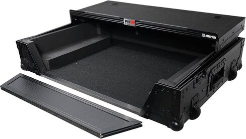 ProX XS-PRIME4 WLTBL ATA Flight Case For Denon PRIME 4 DJ Controller with Laptop Shelf 1U Rack Space and Wheels - Black in Saudi Arabia