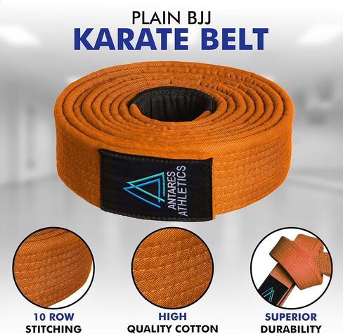 BJJ Belt for Men & Women Brazilian Jiu Jitsu Belt with Ranking Stripes Sleeve Bar Kids Jiu Jitsu Gi Belt in Saudi Arabia