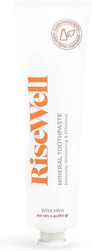 RiseWell Mineral Toothpaste - All Natural Toothpaste with Hydroxyapatite - Made in The USA, No Added Fluoride, SLS-Free - for a Stronger and Healthier Teeth, Wild Mint, 3.4 Oz in Saudi Arabia