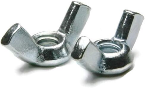 Wing Nuts Zinc Plated Steel - 1/2"-13 - Qty-25 in Saudi Arabia