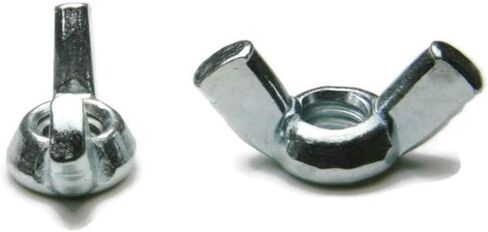 Wing Nuts Zinc Plated Steel - 1/2"-13 - Qty-25 in Saudi Arabia