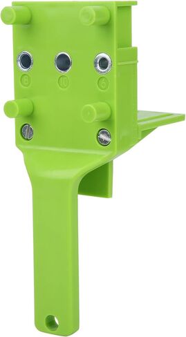 Woodworking Straight Hole Punch Locator DIY Carpentry Drilling Doweling Guide Hand Tools for Accurate Wood Joinery Projects ABS Plastic 200x72mm (Grey) in Saudi Arabia