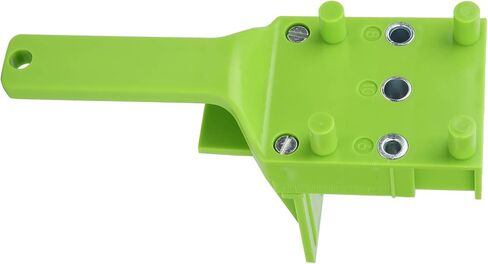 Woodworking Straight Hole Punch Locator DIY Carpentry Drilling Doweling Guide Hand Tools for Accurate Wood Joinery Projects ABS Plastic 200x72mm (Grey) in Saudi Arabia