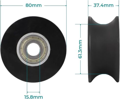 عجلة الأسطوانة الإهليلجية 340773 البولي يوريثان 90 درجة صلابة هادئة نوبات طويلة الطويل لـ treadlife for proform for Nordictrack in Saudi Arabia