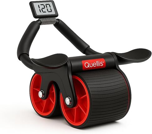 AB Roller للرجال والنساء - عجلة تدريب القوة الأساسية مع دعم الكوع و 2 منصات الركبة - أسطوانة تمرين في البطن للاستقرار الأساسي ، والحد من الدهون في البطن ، ومعدات تجريب الجسم الكلية in Saudi Arabia