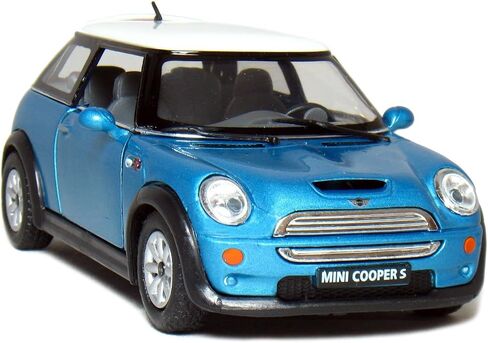 KiNSMART Mini Cooper S 5inch 1:28 Scale Die Cast Metal Model Toy Cars Red with British Flag in Saudi Arabia