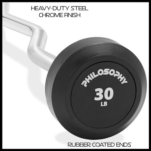 فلسفة صالة الألعاب الرياضية الحديد الثابت ، والوزن المحمّل مسبقًا EZ Curl Bar لتدريب القوة ورفع الأثقال in Kuwait