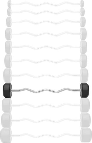 فلسفة صالة الألعاب الرياضية الحديد الثابت ، والوزن المحمّل مسبقًا EZ Curl Bar لتدريب القوة ورفع الأثقال in Kuwait