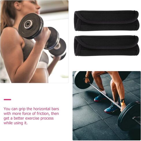 Hanabass Barbell Grips 2pcs Dummbell مقابض Bar Grips رفع الأثقال وسادة وسادة الوسادة in Saudi Arabia