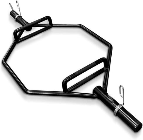 شريط سداسي الأوليمبي ، شريط الفخ 56 "تشطيب Chrome Hex Hex Weight Bar Bar Deadlift Bar مع اثنين in Saudi Arabia