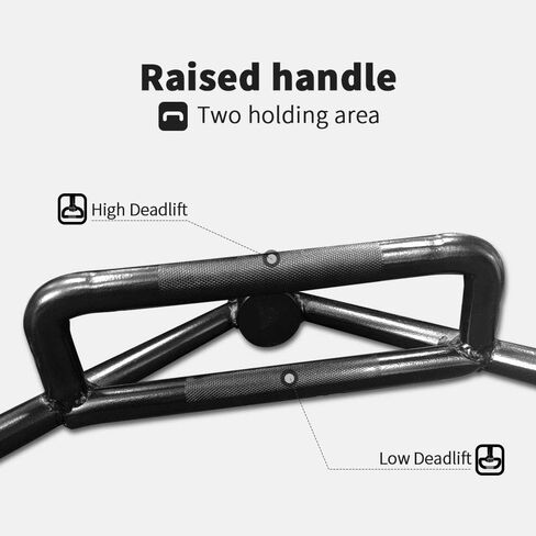 شريط سداسي الأوليمبي ، شريط الفخ 56 "تشطيب Chrome Hex Hex Weight Bar Bar Deadlift Bar مع اثنين in Saudi Arabia