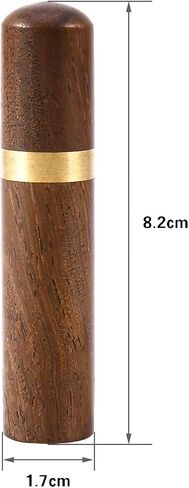 Toothpick Holder Pocket, Blackwood Portable Toothpick Holder, Delicate Wood Toothpick for Storing Toothpicks, Bead, Ear Pick, Cotton Swabs and Other Small Items in Kuwait