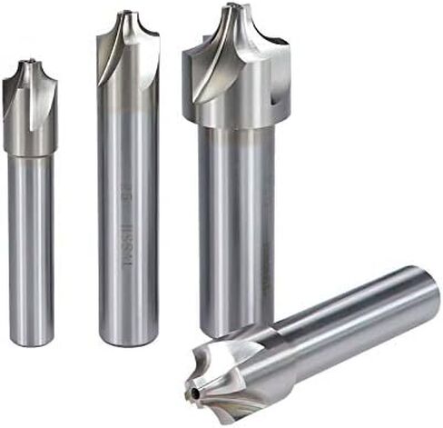 8 مم 10 مم زاوية زاوية حول الطاحونة نهاية الطاحونة R1.0-R12 HSS قاطع طحن قاطع CNC بت HSS Metal Milling Tool Cutter (R12x20x32x90L) in Kuwait