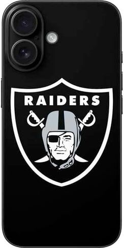 Skinit Phone Phone Skin متوافق مع iPhone 16 - NFL Las Vegas Raiders مرخص رسميًا in Kuwait
