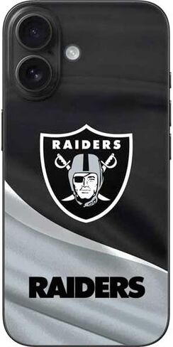Skinit Phone Phone Skin متوافق مع iPhone 16 - NFL Las Vegas Raiders مرخص رسميًا in Kuwait