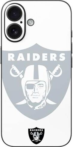 Skinit Phone Phone Skin متوافق مع iPhone 16 - NFL Las Vegas Raiders مرخص رسميًا in Kuwait