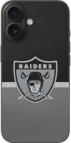 Skinit Phone Phone Skin متوافق مع iPhone 16 - NFL Las Vegas Raiders مرخص رسميًا in Kuwait