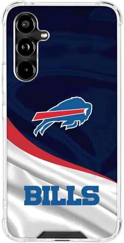 Skinit Clear Phone Case Compatible with Galaxy A54 5G - Officially Licensed NFL Buffalo Bills Design in Saudi Arabia