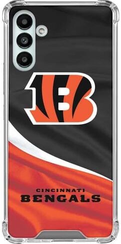 Skinit Clear Phone Case متوافق مع Galaxy A13 5G - تصميم NFL Cincinnati Bengals مرخص رسميًا in Saudi Arabia