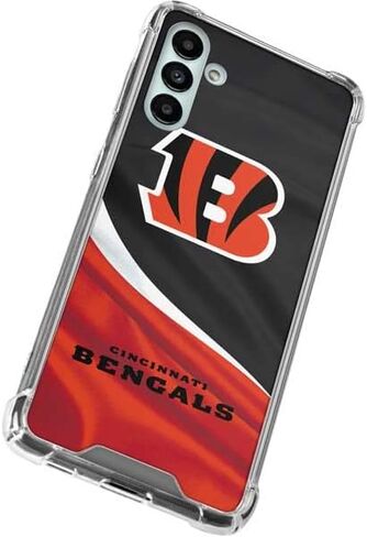 Skinit Clear Phone Case متوافق مع Galaxy A13 5G - تصميم NFL Cincinnati Bengals مرخص رسميًا in Saudi Arabia