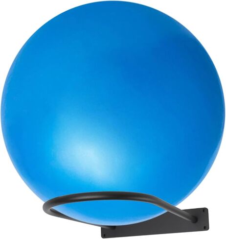 Stability Ball Holder Wall Mount - Heavy Duty Exercise & Yoga Ball Storage Rack for Home, Yoga Studios, and Commercial Gyms - Space-Saving Design for Stability Balls up to 85cm(Black 1-Pack) in Saudi Arabia