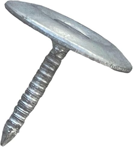 Sandbaggy 1" Metal Cap Fluted Masonry Nails - Electro Galvanized Steel (appx. 75 nails/lb) - Cement, Brick, Concrete Nails (25, Pounds) in Saudi Arabia