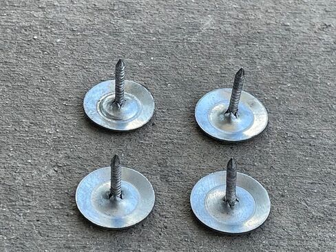 Sandbaggy 1" Metal Cap Fluted Masonry Nails - Electro Galvanized Steel (appx. 75 nails/lb) - Cement, Brick, Concrete Nails (25, Pounds) in Saudi Arabia