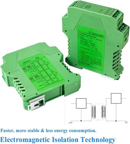 4-20MA عزل إشارة 1 في 1 Out Out Converter عزل 0-10V إلى 4-20MA العزلة إشارة التيار (1 في 2 OUT ، الإخراج 1-5V_INPUT 0-10V) in Saudi Arabia