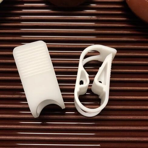10pcs مشابك أنابيب بلاستيكية بيضاء 1/4 " - 1/2" قابلة للتعديل أنبوب مختبر مختبر صمام التحكم في تدفق الصمامات المشبك لزجاجة البيرة وزجاجة الزجاجة. in Kuwait