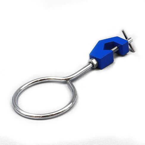 الدعم Ring Stand Professional Retort Stand -Ext -End من كل شيء - الضغط على المشابك المصبوب ورأس Boss ؛ قضيب الفولاذ المقاوم للصدأ 24 "، قاعدة ثقيلة (8" x5 ") (3 مشبك الإصبع + مشبك burtete + 2xboss رؤوس) in Saudi Arabia