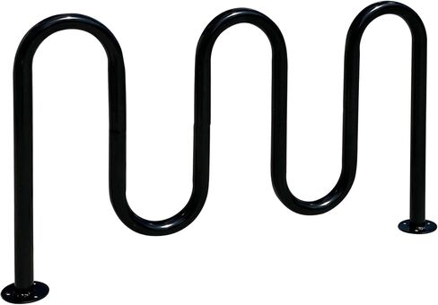 Sandbaggy Commercial 5-Loop Wave Bike Rack - 7 Bike Capacity (Gray, 2) in Kuwait