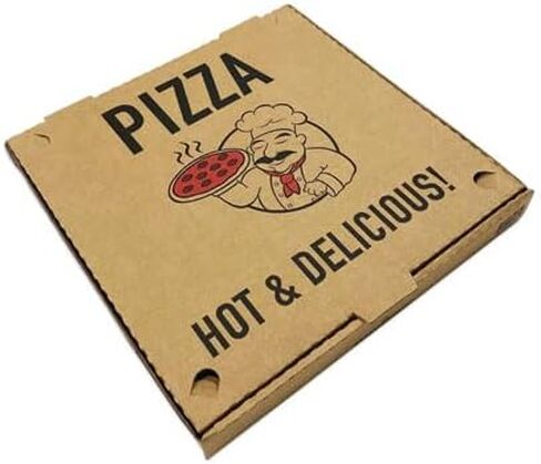 Pizza Boxes, 10 X 10 X 1.75, Kraft, Paper, 50/Pack in Saudi Arabia