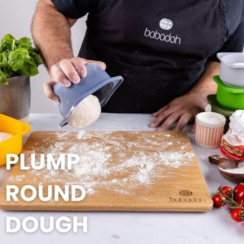 Babadoh Pizza Dough تدقيق حاويات السيليكون مع الأغطية | البيتزا صنع الملحقات | البيتزا المثالية | مجموعة من 3 | Multi Bright (1 التوت ، 1 برتقالي ، 1 الجير) | الحجم الأصلي (اصنع 12 "بيتزا) in Saudi Arabia