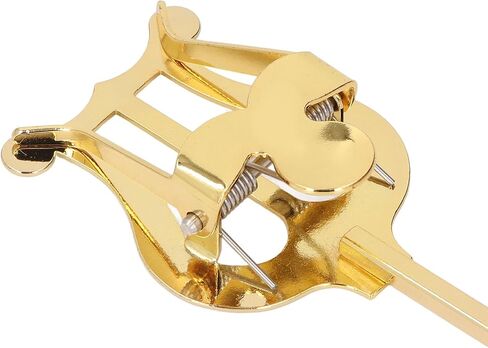ألتو ساكسفون مسيرة مشبك Lyre على Holder ، حامل موسيقى Sax Lyre في الذهب لعلماء الساكسفون ، الموسيقى المحمولة للمبتدئين للمبتدئين in Saudi Arabia