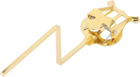 ألتو ساكسفون مسيرة مشبك Lyre على Holder ، حامل موسيقى Sax Lyre في الذهب لعلماء الساكسفون ، الموسيقى المحمولة للمبتدئين للمبتدئين in Saudi Arabia