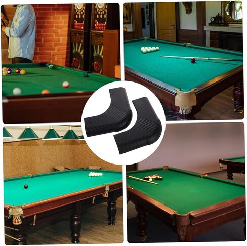 Pool Table Corner Guard Protectors - 2 Pcs Nylon Scale Edge Protectors for Billiards Table Safety and Style in Saudi Arabia