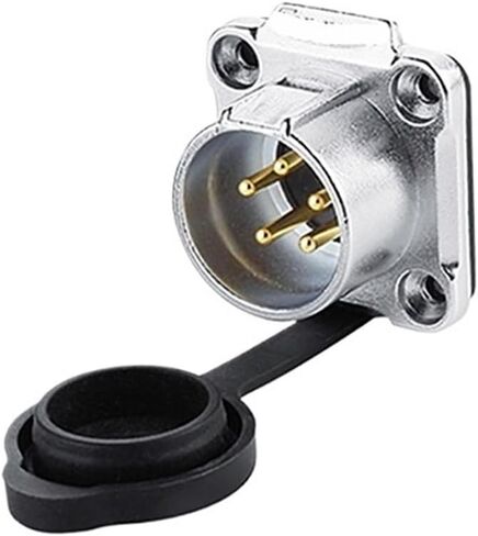 LP20 Aviation Socket 5-pin Fixed Panel Front Mount Cabinet Connector(Flange public seat) in Saudi Arabia