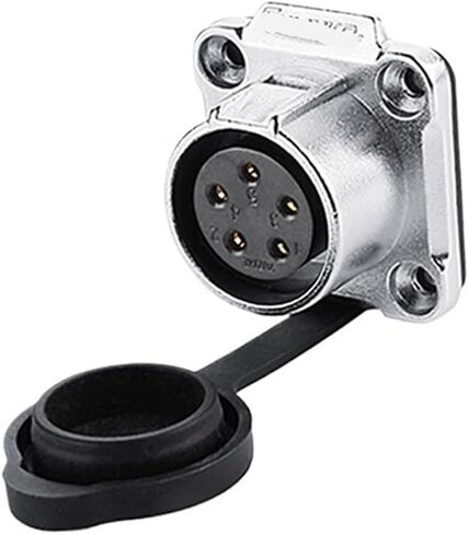 LP20 Aviation Socket 5-pin Fixed Panel Front Mount Cabinet Connector(Flange public seat) in Saudi Arabia